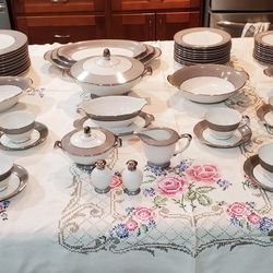 Mid Century Plantina China by Sango. 