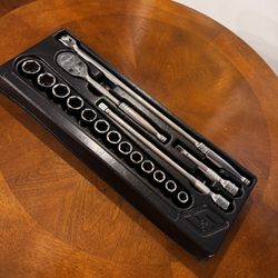 Snap On 1/2 metric 17 piece drive set