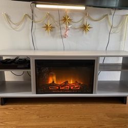 TV Stand  Media Center With A Heater