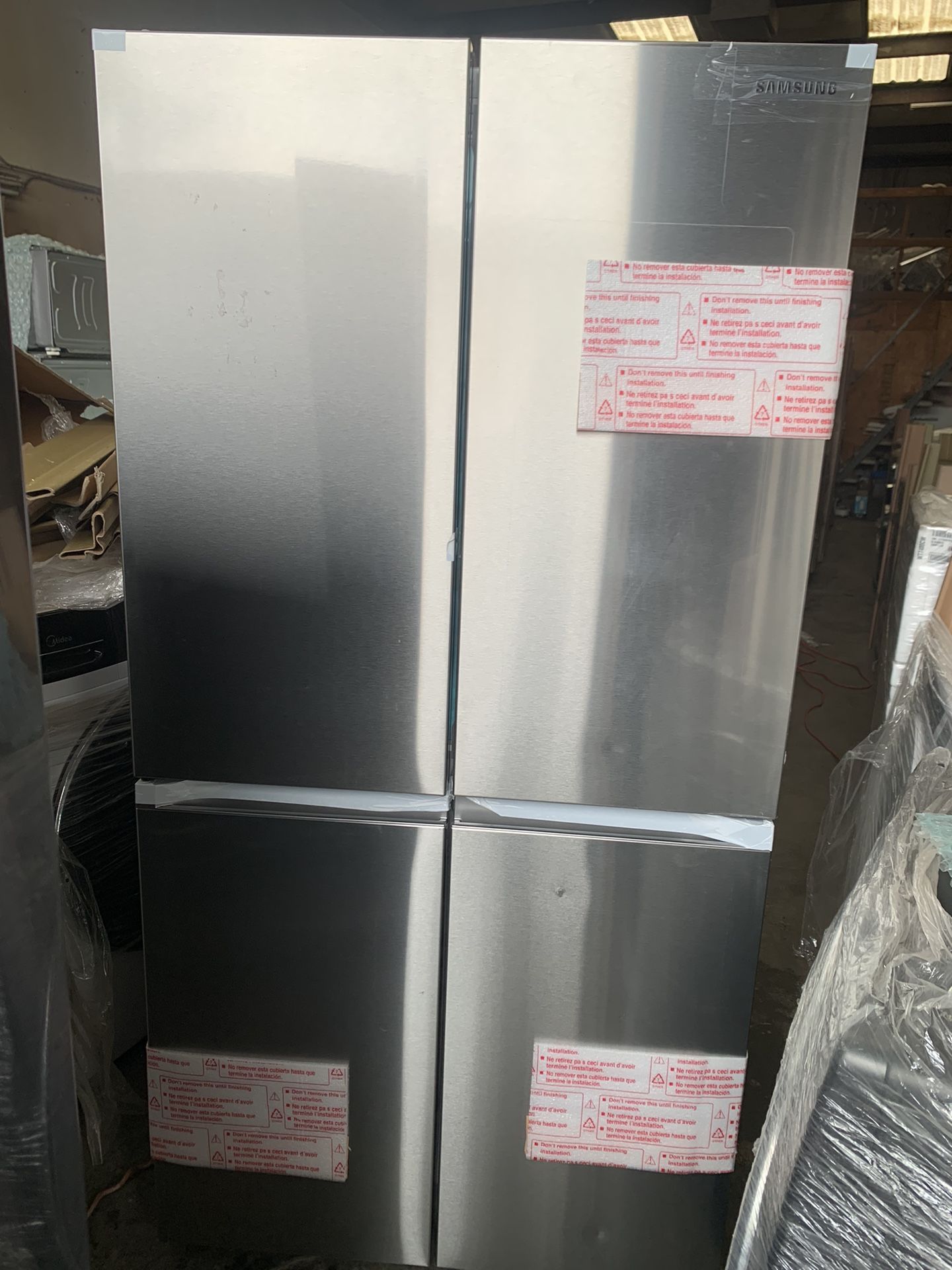 New Out Box Samsung 4-Door French Door Smart Wifi Refrigerator