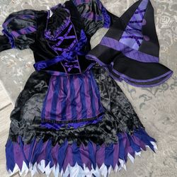 Witch Halloween Costume Size S 