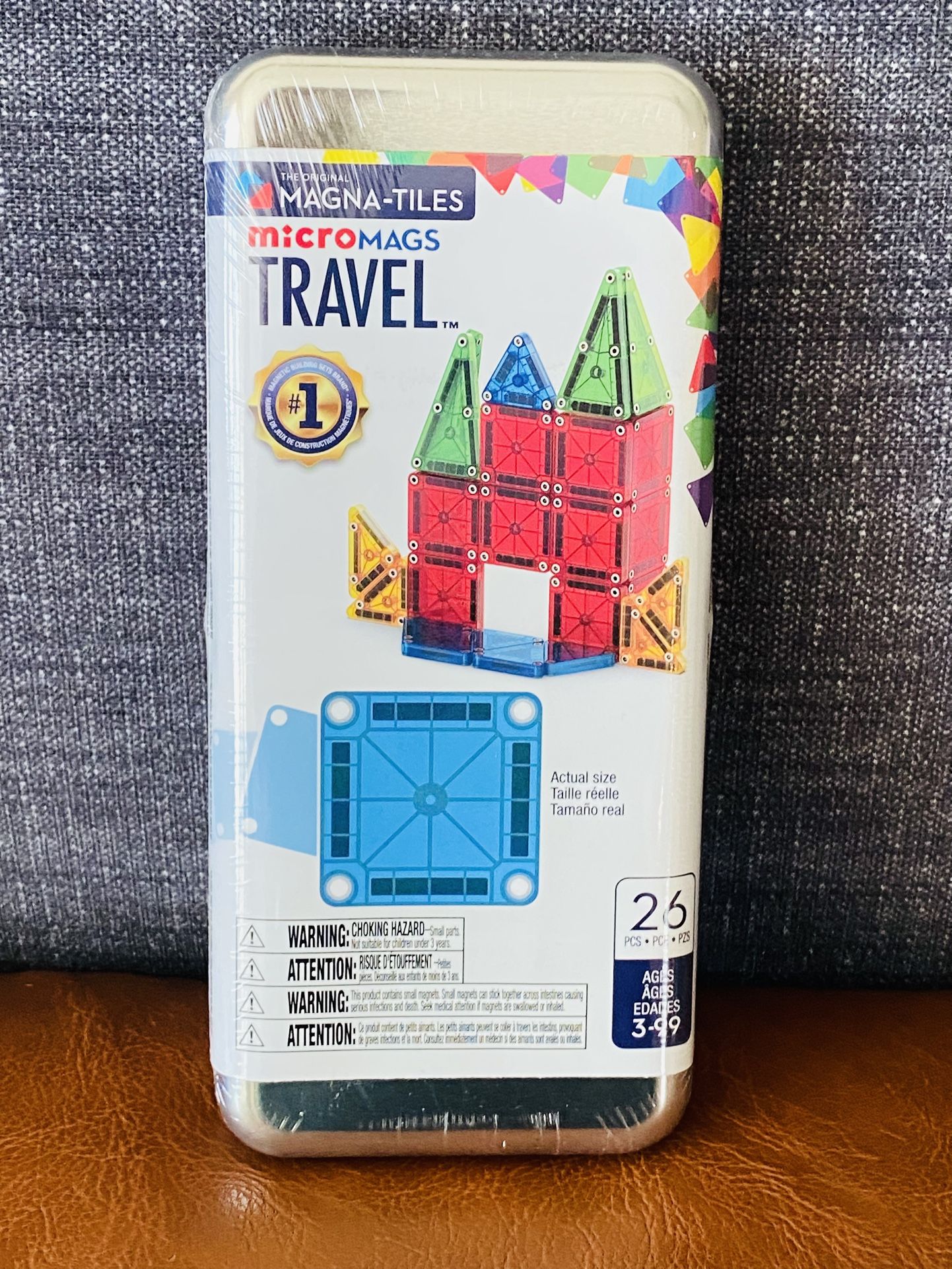 Magna-Tiles Micro Mags Travel Size 26 Pieces