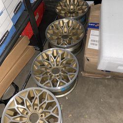 Firebird trans Am 15 X 7 Snowflake Wheels Restored 
