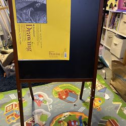Drawing/chalk Board Wood Easel 