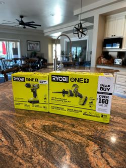 RYOBI Saw Kit & Drill Kit