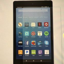 Hat.Prince 2.5 D Tempered Glass Screen Protector For Amazon Kindle Fire HD 8