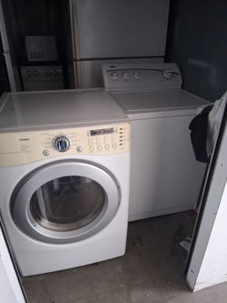 Washer and dryer working delivery available
