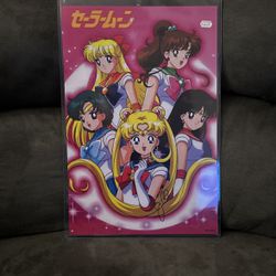 Sailor Moon Poster Signed