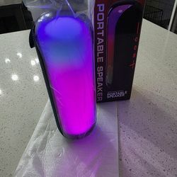 Portable Bluetooth Speaker RGB Light Wireless Subwoofer