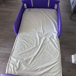 Toddler bed with mattress…..