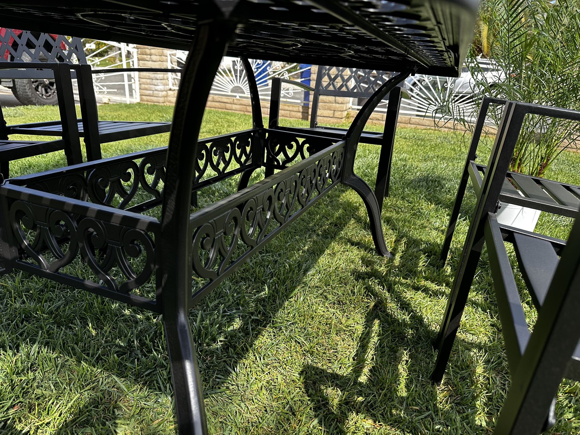 brand new patio table set 7 pcs