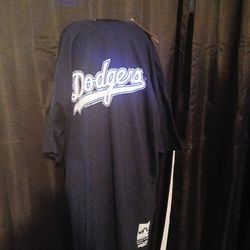 Mitchell An Ness Dodgers Shirt 