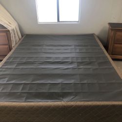 Queen Size Box Spring With Strong Metal Frame