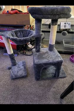 Grey Cat Tree