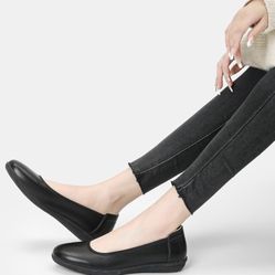 Cvistpieo Womans Memory Foam Flats Size 9 