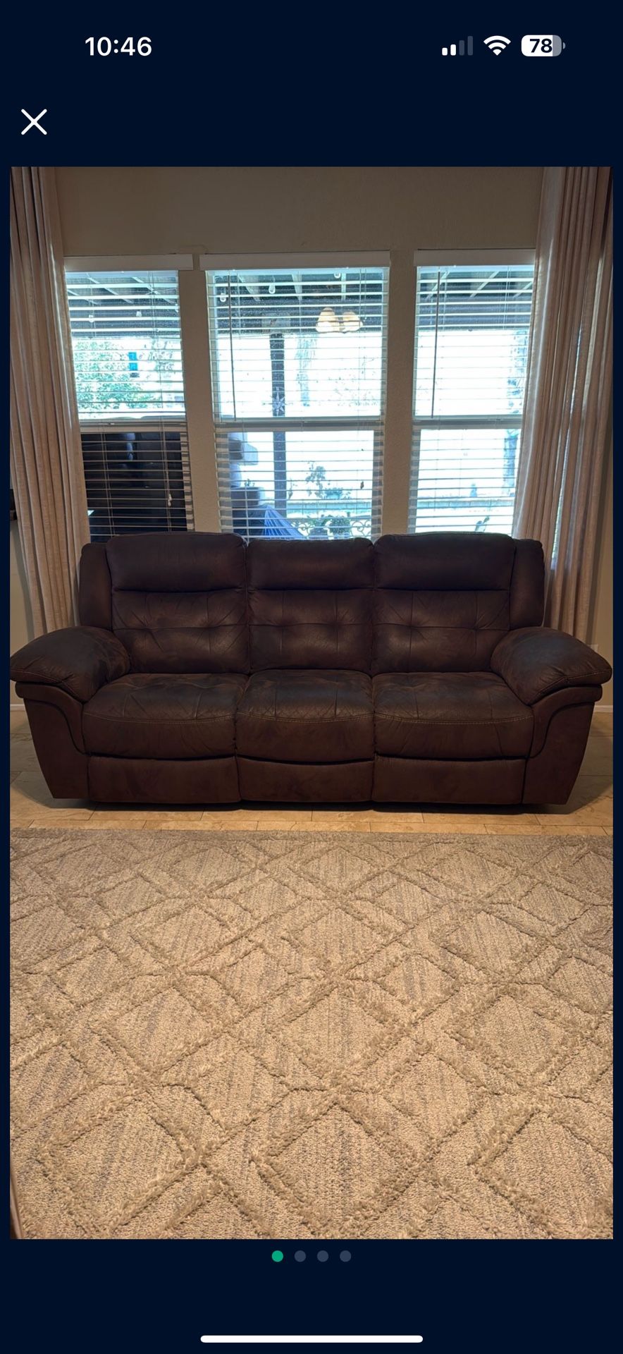 3pc Reclining Sofa Set