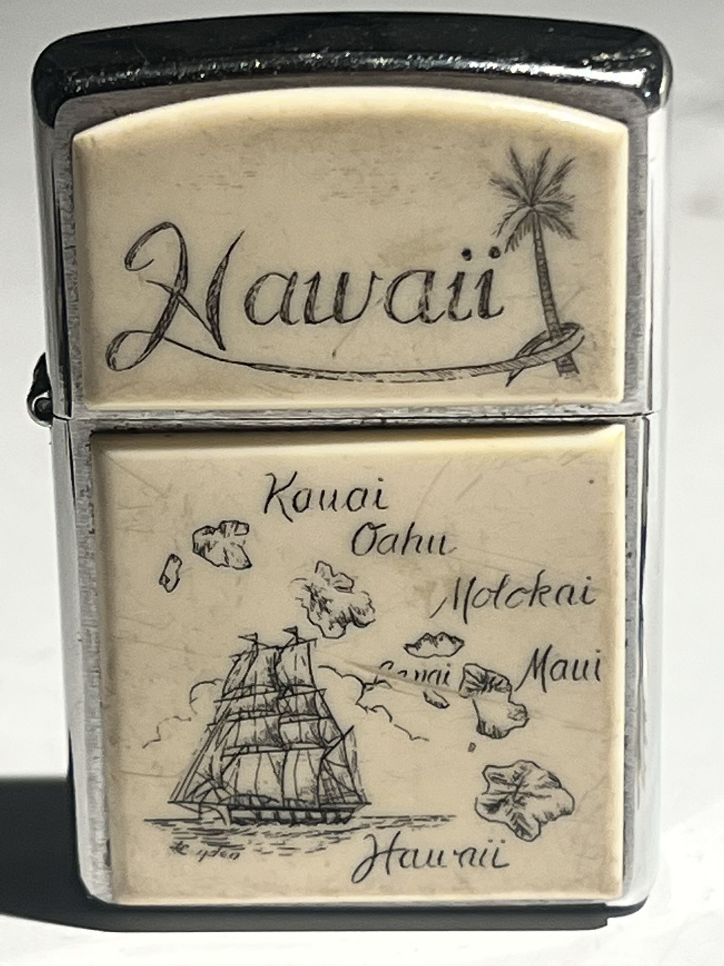Hawaiian Islands Zippo Lighter