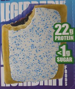 Legendary Frosted Blueberry Protein Pastry 8-Count - Box or Bulk