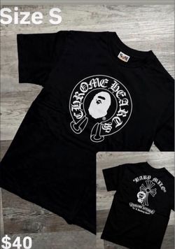 Chrome hearts X bape shirt size S