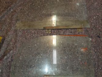 VW Bug Pre 1964 One Piece Glass with Metal Bracket