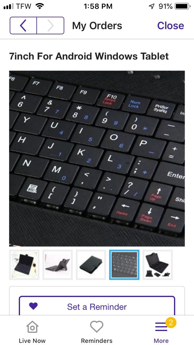 7inch For Android Windows Tablet -This item is 2 in 1 Universal Keyboard Case : Detachable Wireless Bluetooth Keyboard + PU Leather CaseCover Stand F