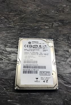 SATA 80GB 2.5” laptop hard drive in good working condition