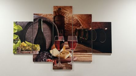 Wine Painting For Dining / Living Room