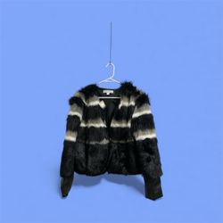 New York & Company faux fur jacket 