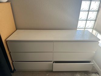 White dresser