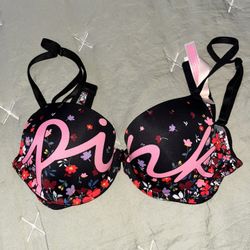 Pink Pushup Bra