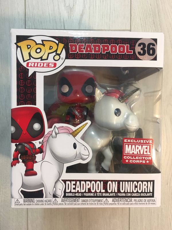 Funko Pop Deadpool On Unicorn Marvel Collectors Corps July