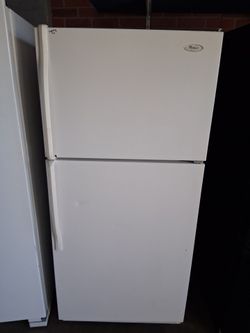 Whirlpool top and bottom refrigerator white and parts