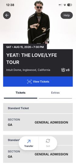 Yeat  The LOVE/LYFE Tour Saturday August 15th