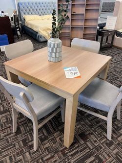 5 PIECE DINING TABLE SET - WE DELIVER 