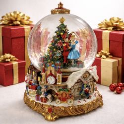 Rare Christopher Radko Nutcracker Suite Musical Snow Globe LE 1118/1200 w Box