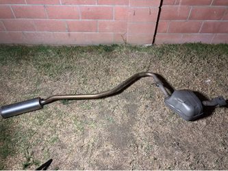 Automotive Exhaust system with muffler and resonator