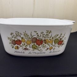 Vintage Corning Ware "Spice o' Life" 5 Quart Casserole Dish No Lid A-5-B