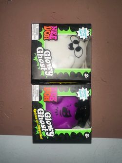 Nee Doh Glowy Ghost Squeeze Toys – Set or individual