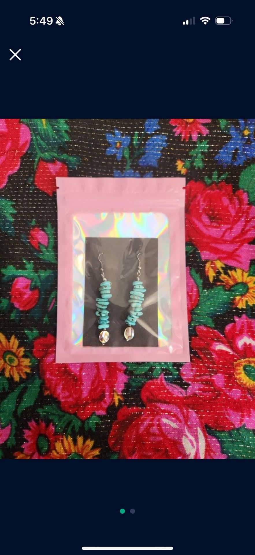 Turquoise Stone Earrings