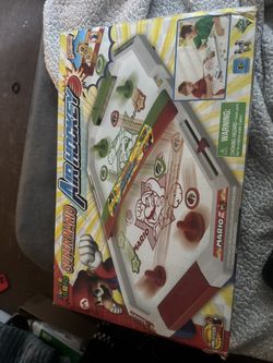 Super Mario Air Hockey Game