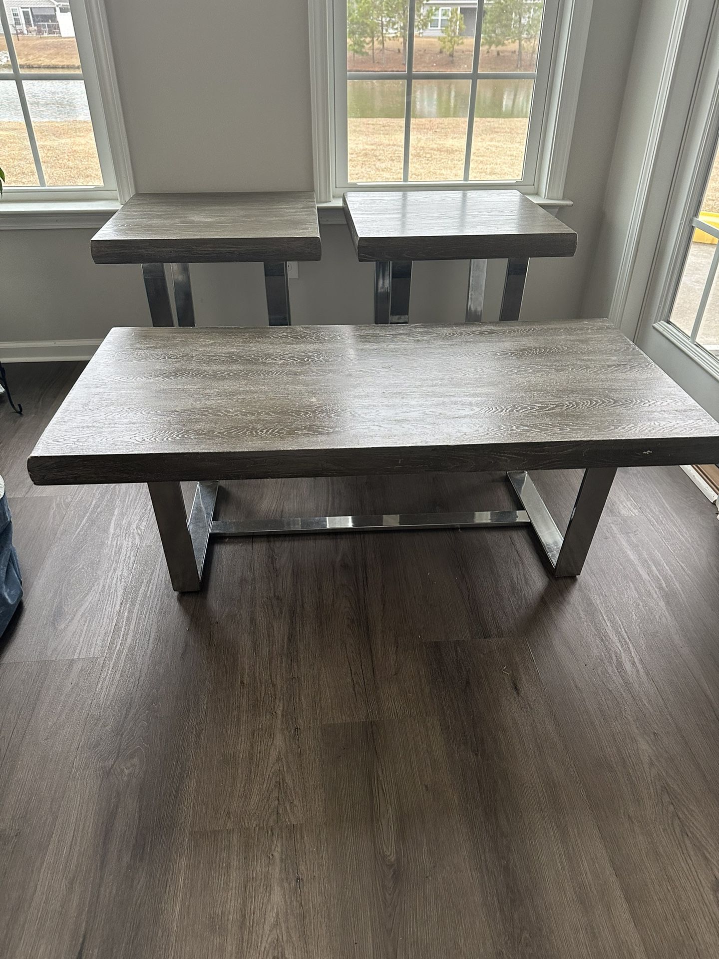 Two Side Tables And Coffee Table