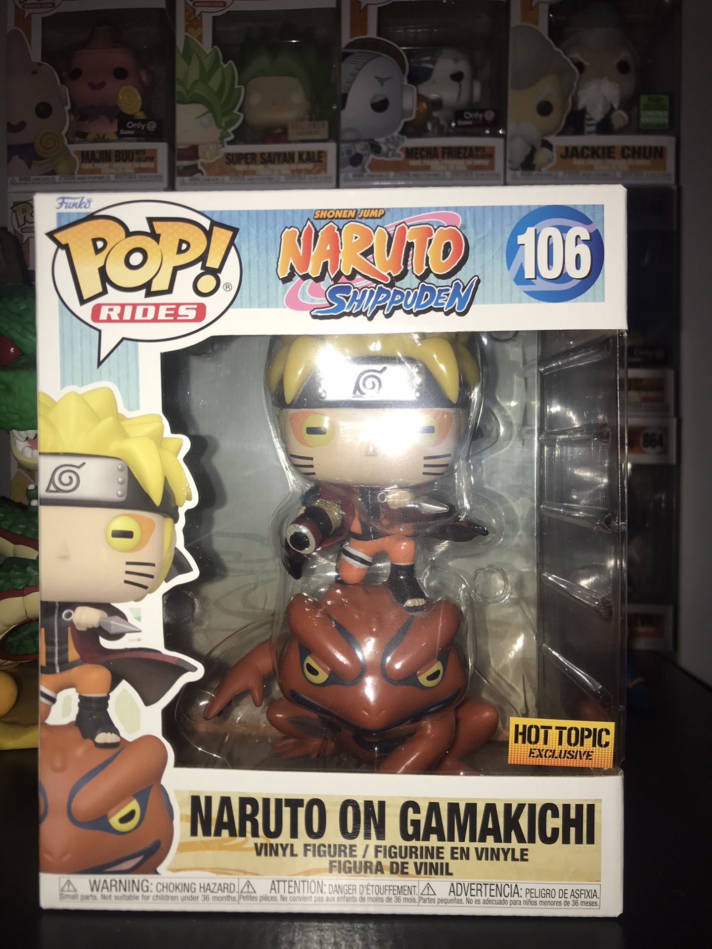 Naruto On Gamakichi *In Hand*