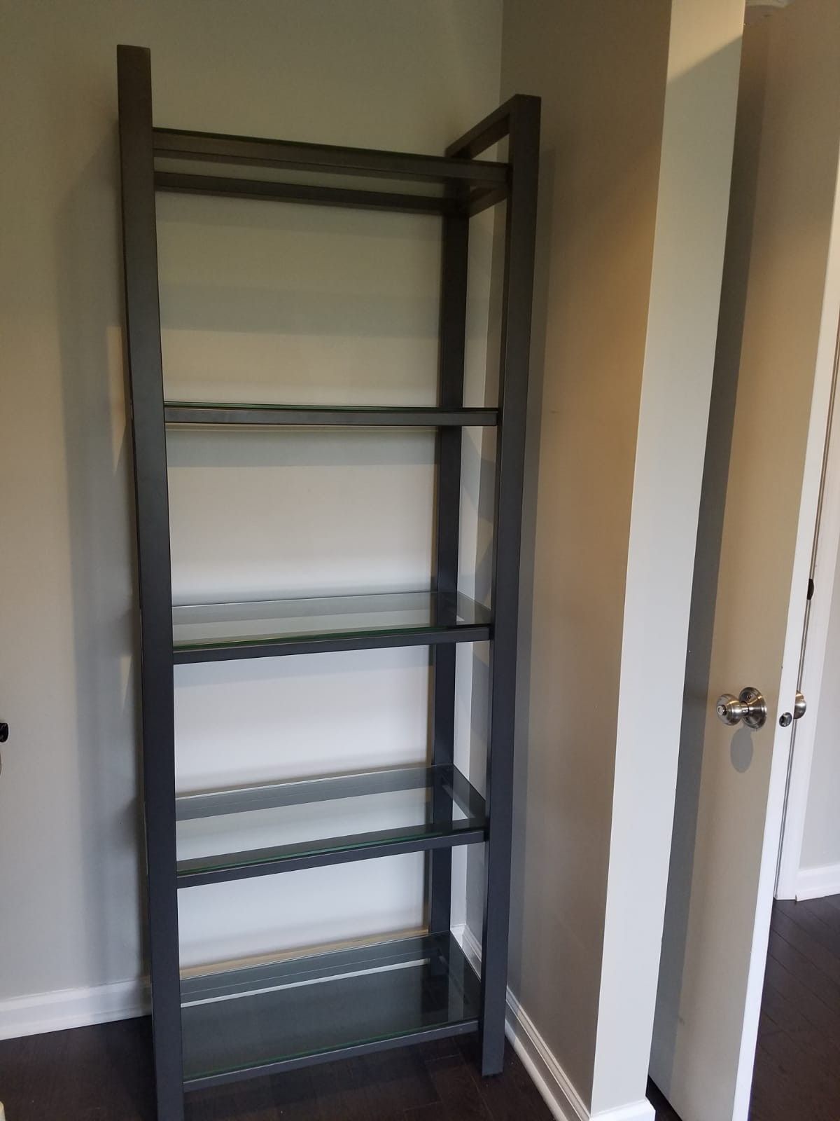 Crate and Barrel Pilsen Graphite Bookcase