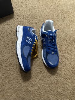 New Balance 2002R SE Men's Denim Sneakers Atlantic Blue/Sepia, Size 12