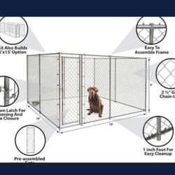 10ft(L)x8ft(W)x6ft(H) Dog Pen, Run, Outdoor Kennel