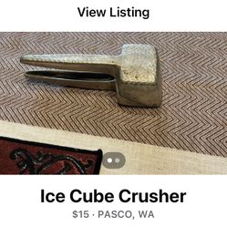 Vintage Ice Cube Crusher 