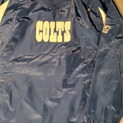 Youth Size Large Reebok Indianapolis Colts Jacket Windbreaker Pullover 