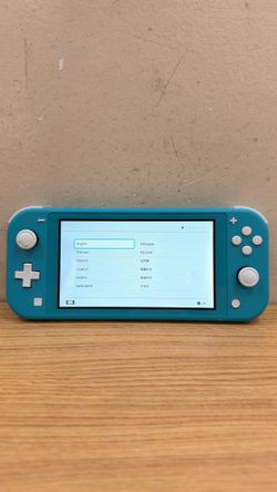 NINTENDO SWITCH LITE TURQUOISE W/CHARGER