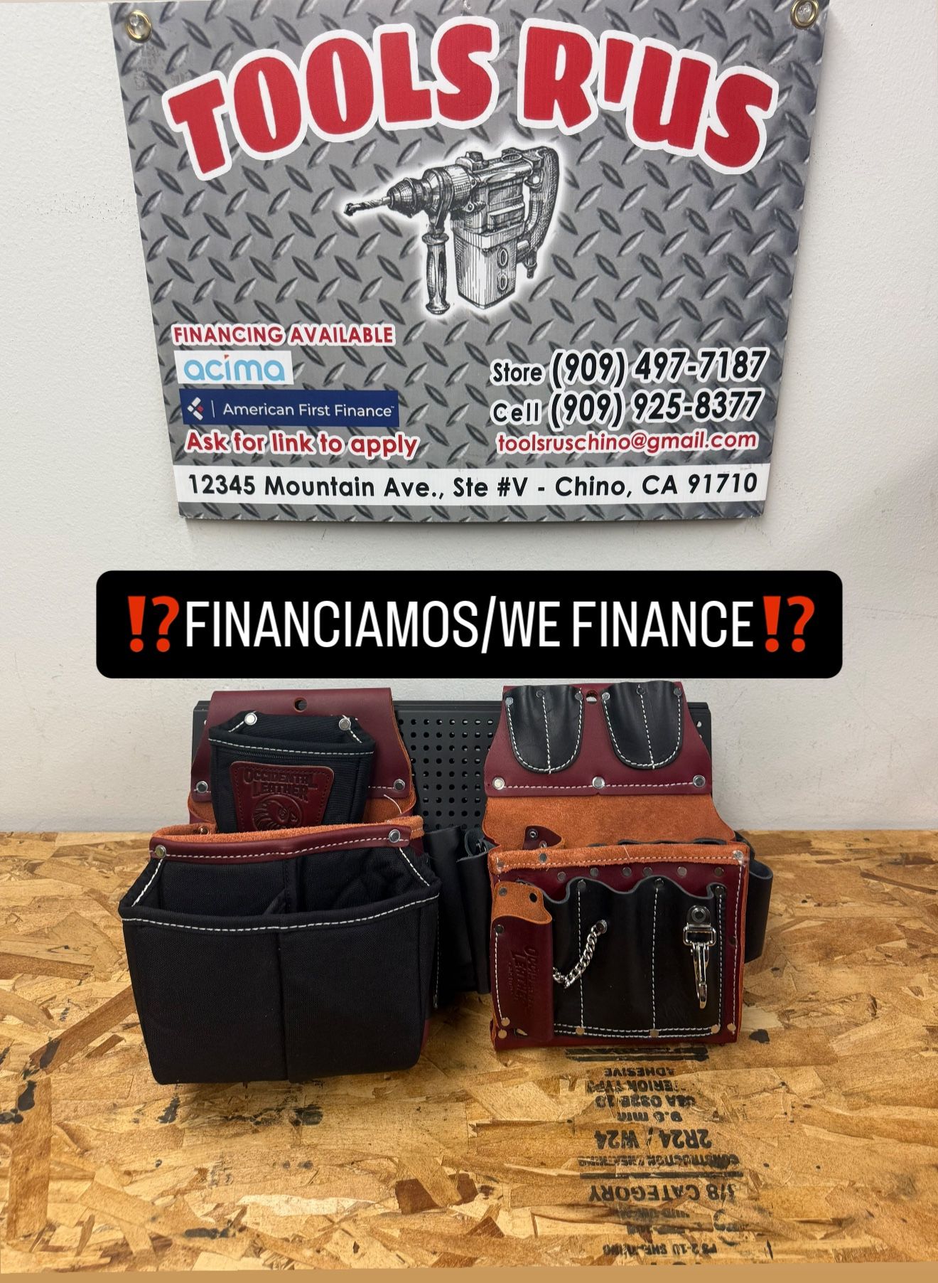 OCCIDENTAL LEATHER Pouches Para Electricista(SOLO POUCHES)**(FINANCIAMOS/WE FINANCE)**