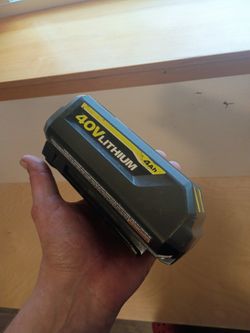 RYOBI BATTERY NO CHARGER